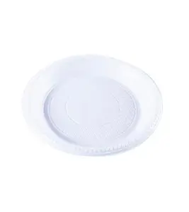 Plate 50 Pcs Set-18 CM-White