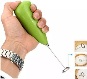 Hand Blender Mixer Froth Whisker Latte Maker for Milk, Coffee, Egg Beater, Juice, Café