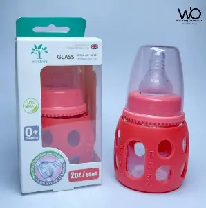 60 ml minitree glass milk feeder for (0-6) months baby