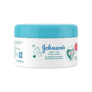 JOHNSONS MILK RICE BABY CREAM - 50GM