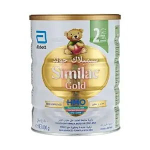 International UAE product Similac Gold 2 Baby formula Milk for 6 months to 12 months baby - 800 Gm