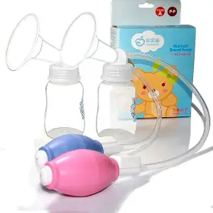 Apple.Bear Brest Pump Manual Control Valve Mom Breastfeeding Baby Milk Suction Feeding Newborn Bottle 1 set